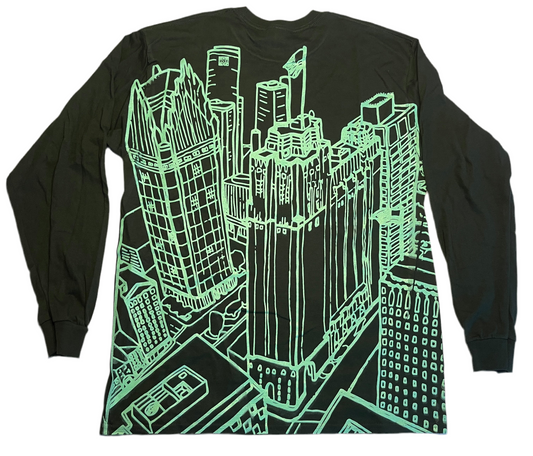 PLUS Big Cityscape Longsleeve Tee