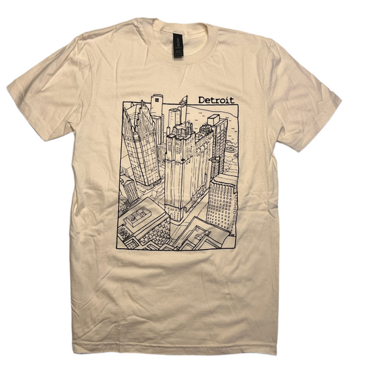 PLUS Detroit Cityscape tee