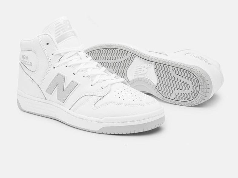 New Balance Numeric 480 High White/Grey