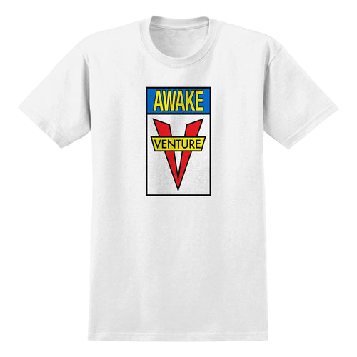 Venture Awake T-Shirt (White/Yellow/Blue/Red)