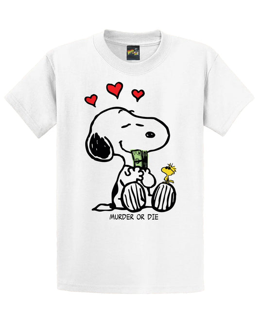 Murder or Die Snoopy Tee - Plus Skateboarding
