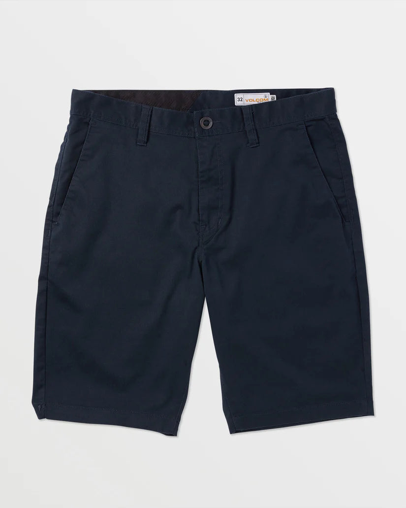 Volcom Frickin Modern Stretch Shorts (Dark Navy) - Plus Skateboarding