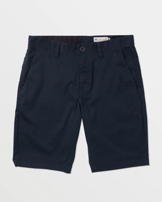 Volcom Frickin Modern Stretch Shorts (Dark Navy) - Plus Skateboarding
