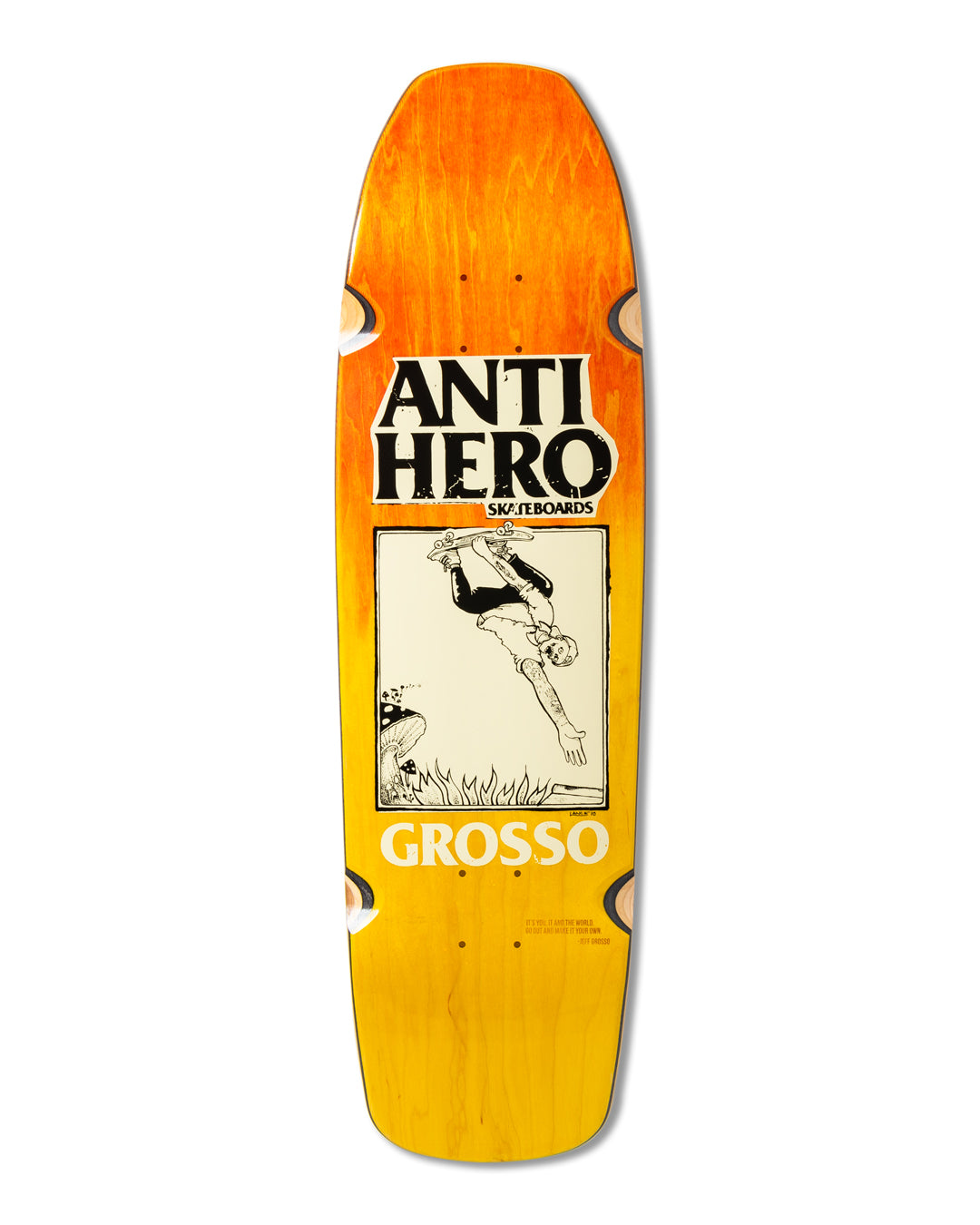 Anti-Hero SSD Jeff Grosso Fade Deck 9.25"