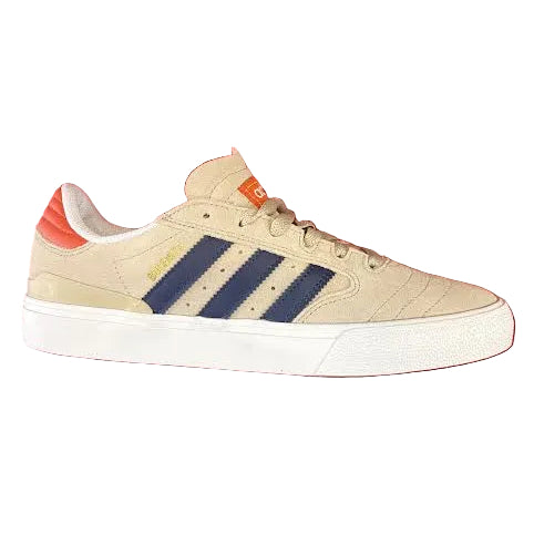 Adidas Busenitz Vulc II Shoes (Beige/Navy/Orange)