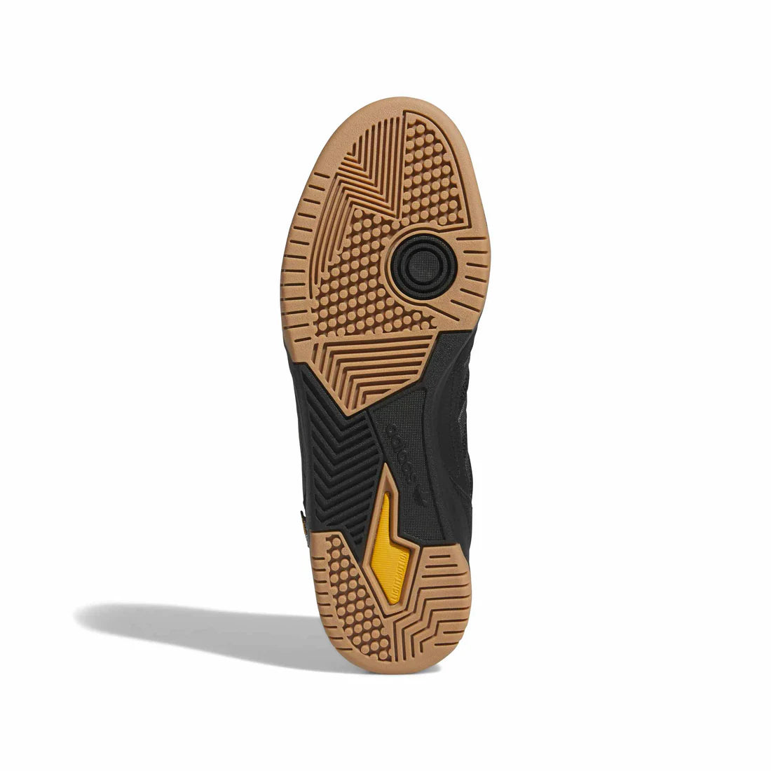 Bottom View of Black Adidas Skate Shoe