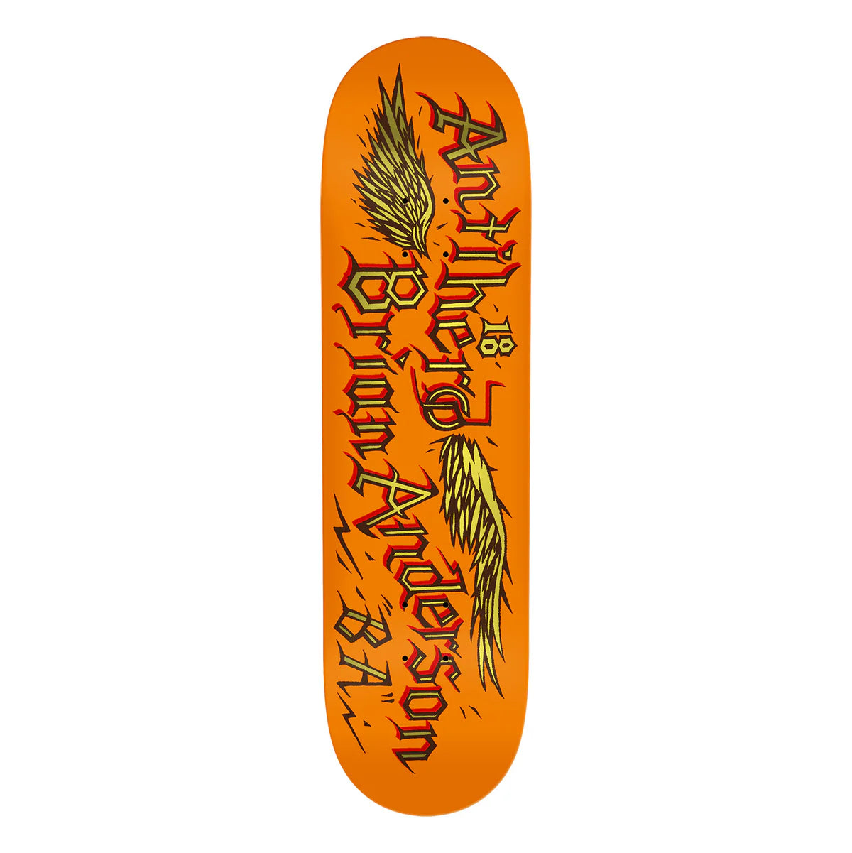 Anti Hero Brian Anderson Custom 9.02 Deck on white background