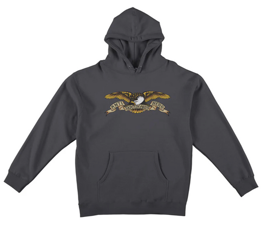Anti Hero Eagle Hoodie Black Charcoal