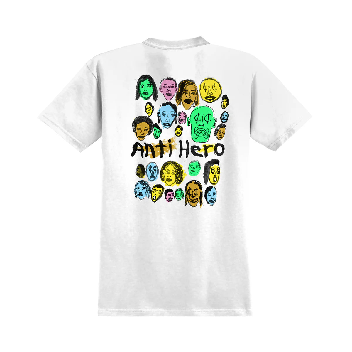 Graphic on ack of White Tee