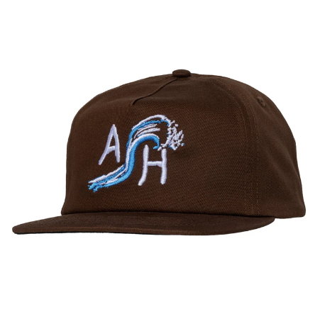 Brown Snapback With embroidery on front