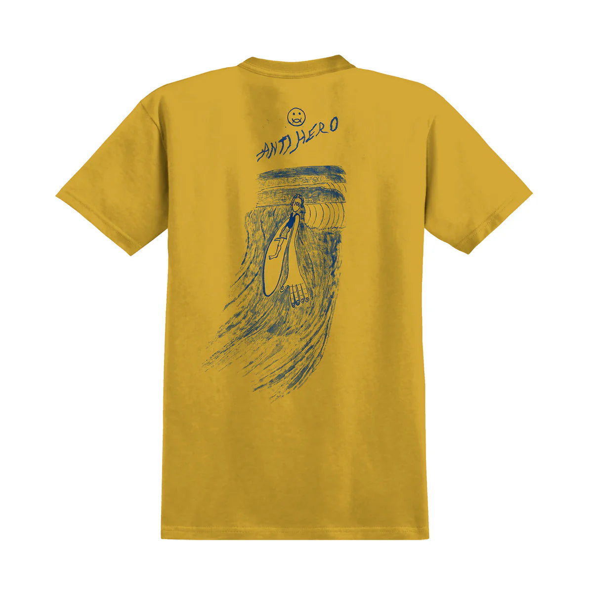 Yellow Tee with Back Graphic