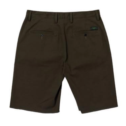 Brown shorts on a white background