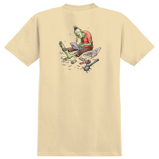 Antihero Trolls S/S Tee Cream