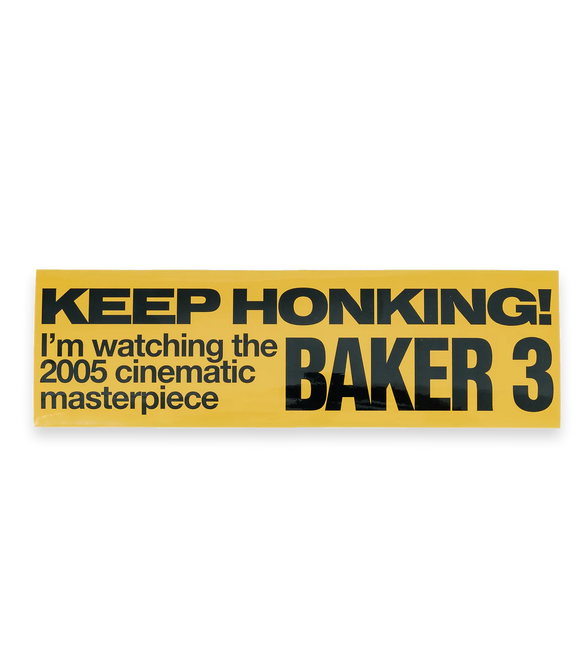 Jenkem Baker 3 Bumper Sticker