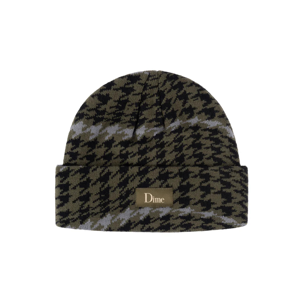 Dime Wavetooth Cuff Beanie (Army Green)