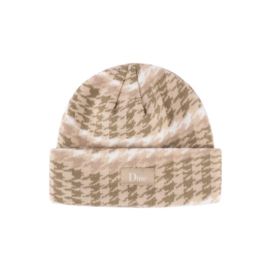 Dime Wavetooth Cuff Beanie (Tan)