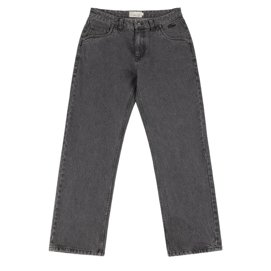 Dime Straight Denim Pants (Faded Black)
