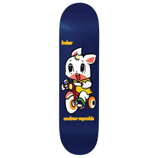 Baker Andrew Reynolds Bunny Skateboard Deck on white background