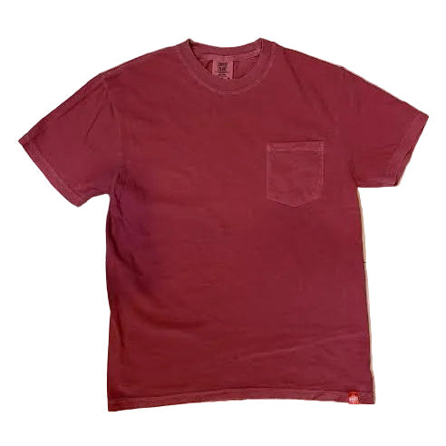 Blank Pocket T-shirt red