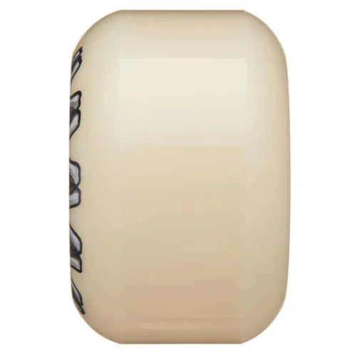Beige rectangular wheel with a black and white pattern on a white background
