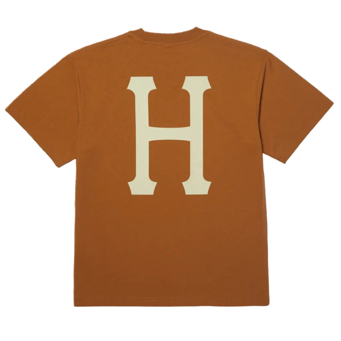 Huf Classic H T-Shirt (Brown Sugar/ Cream) - Plus Skateboarding