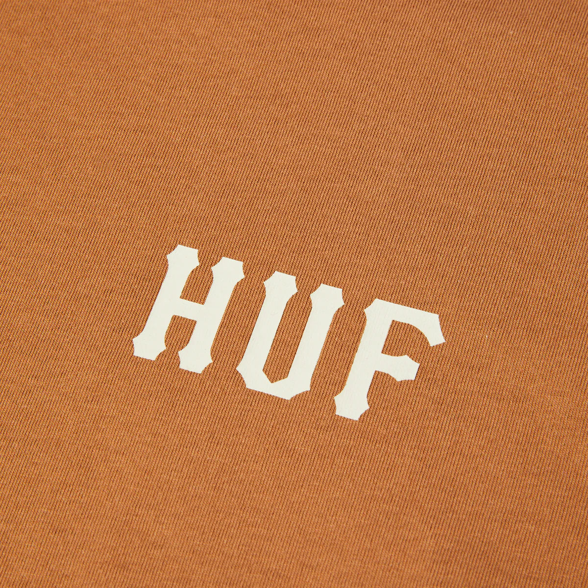 Huf Classic H T-Shirt (Brown Sugar/ Cream) - Plus Skateboarding