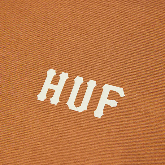 Huf Classic H T-Shirt (Brown Sugar/ Cream)