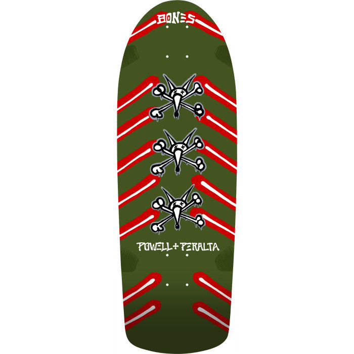 Powell Peralta OG Rat Bones Deck Olive Green 10" x 30"