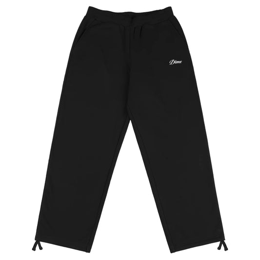 Dime Cursive Small Logo Sweatpants (Black)