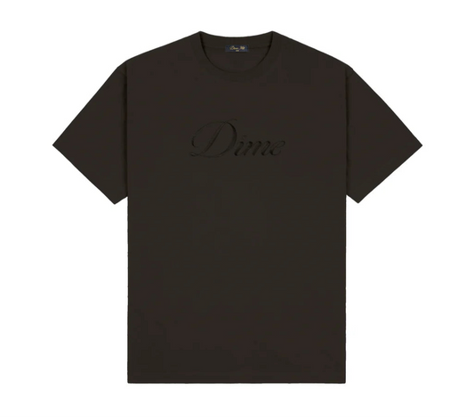 Dime Cursive T-Shirt (Vintage Black)