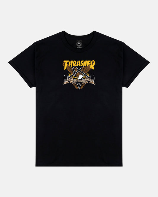 Thrasher x Anti Hero Eaglegram T Shirt Black