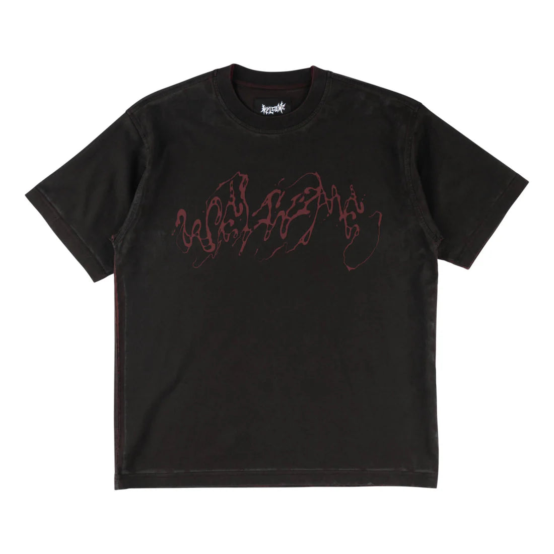 Welcome Weep Overprint Knit Tee - Plus Skateboarding