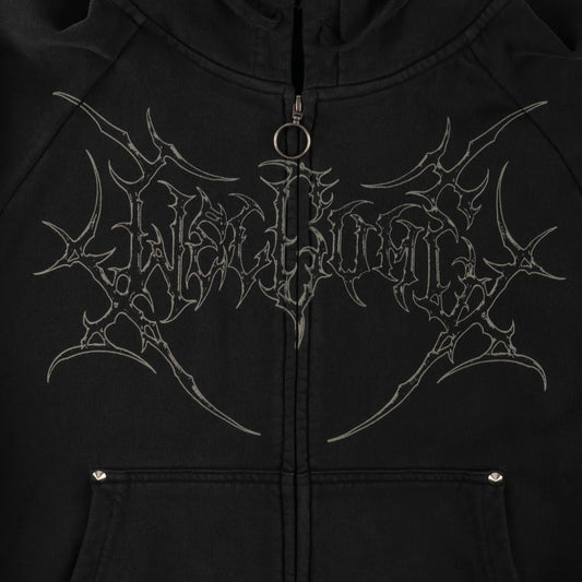 Welcome Grapple Cropped Zip Up Hoodie