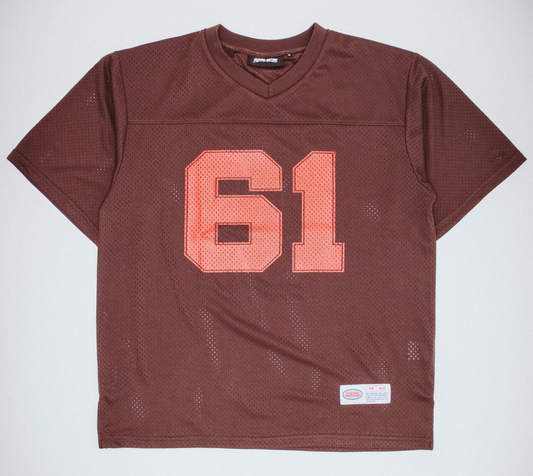 Fucking Awesome Stamp Logo Practice Jersey (Brown) front