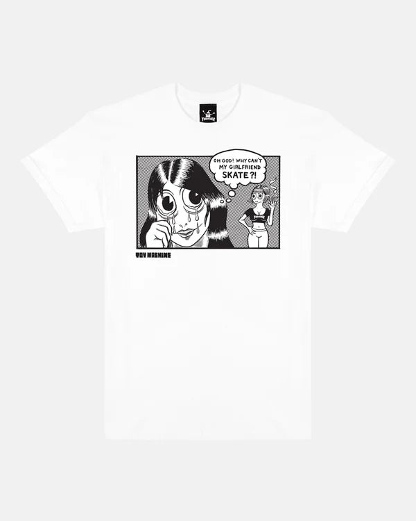 Thrasher x Toy Machine Girlfriend T-shirt (White)