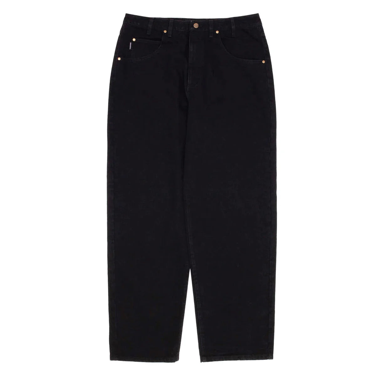 GX1000 Baggy Pant - Black Denim on white background