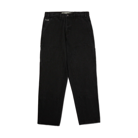 Black pants on a white background