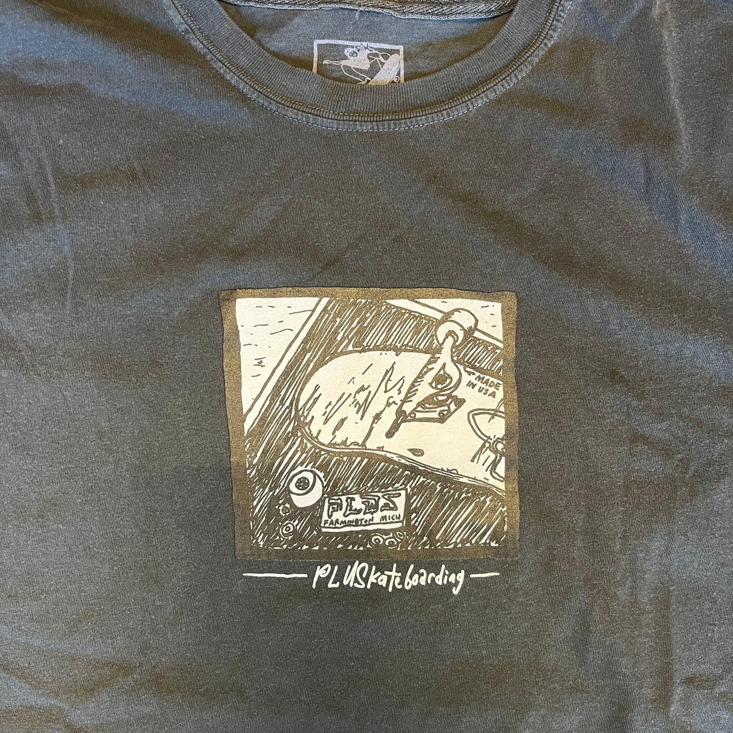 PLUS Reds t shirt - Plus Skateboarding