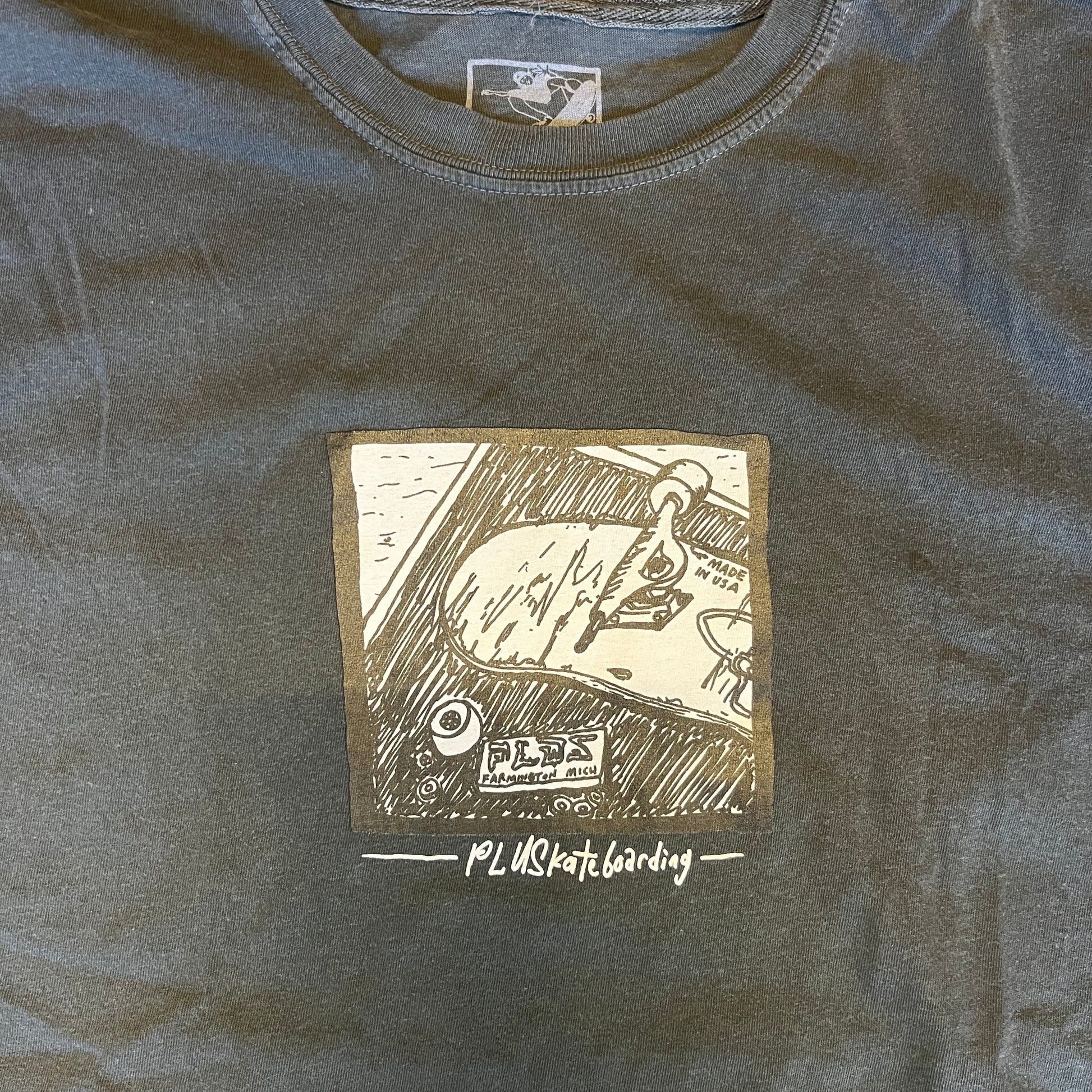 PLUS Reds t shirt - Plus Skateboarding