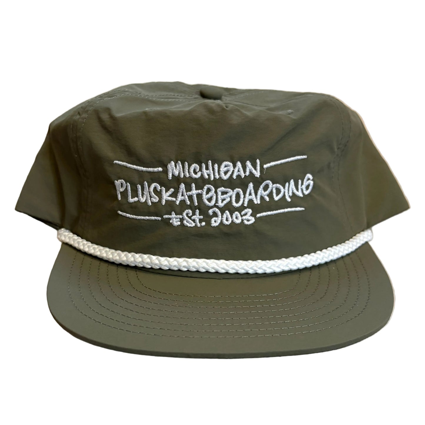 Plus Olive Rope Hat