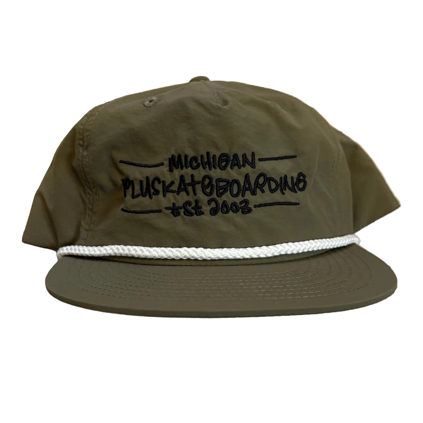 Plus Olive Rope Hat