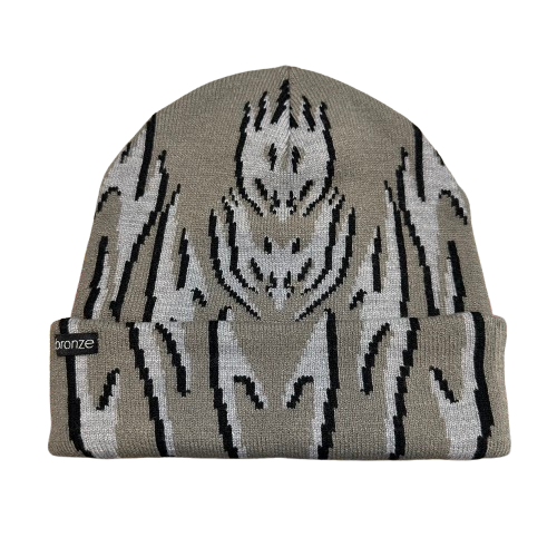 Bronze 56k Beanie (Dark Grey/ Grey) - Plus Skateboarding