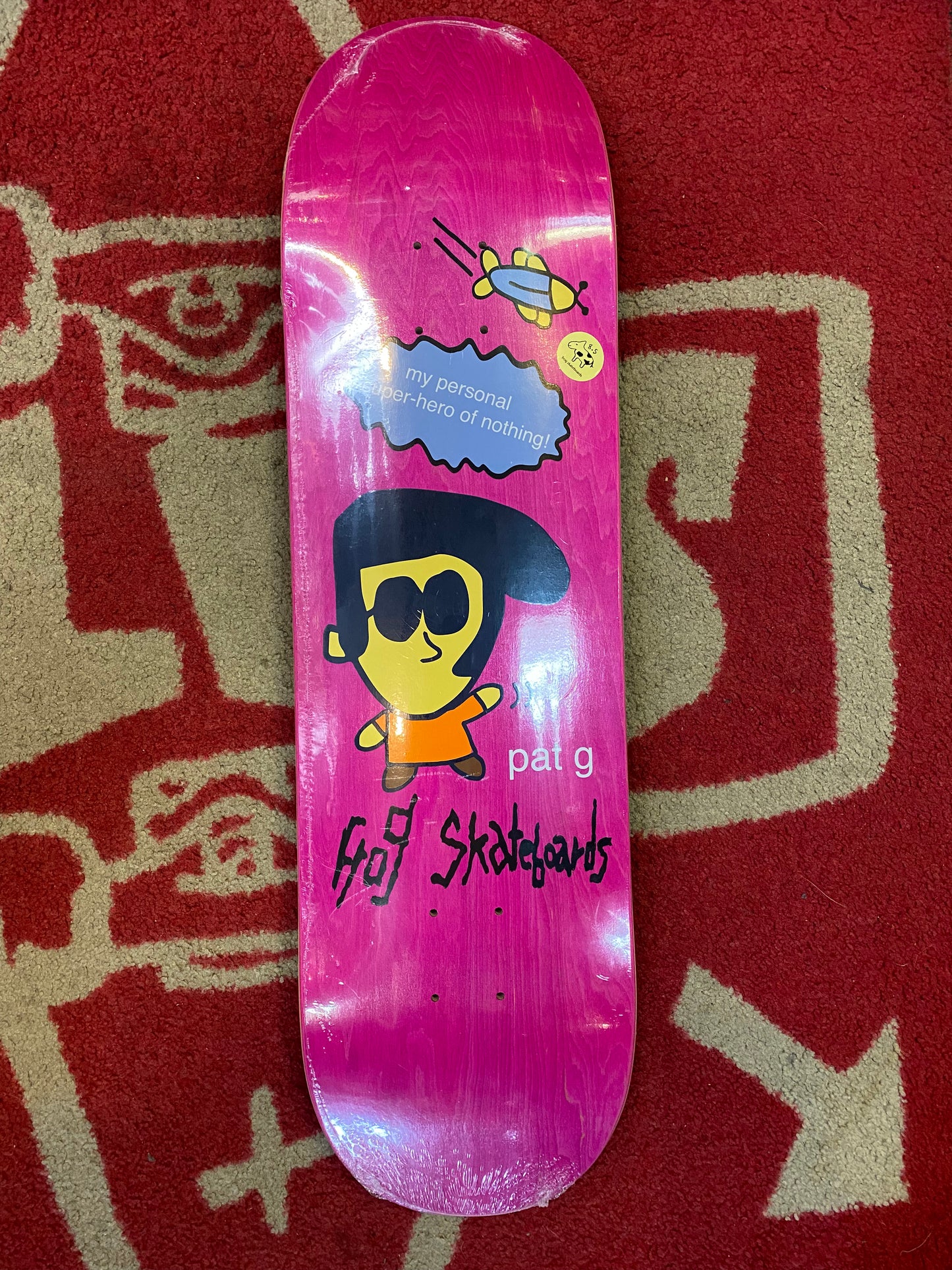 Frog Pat G Super Hero Deck 8.5"