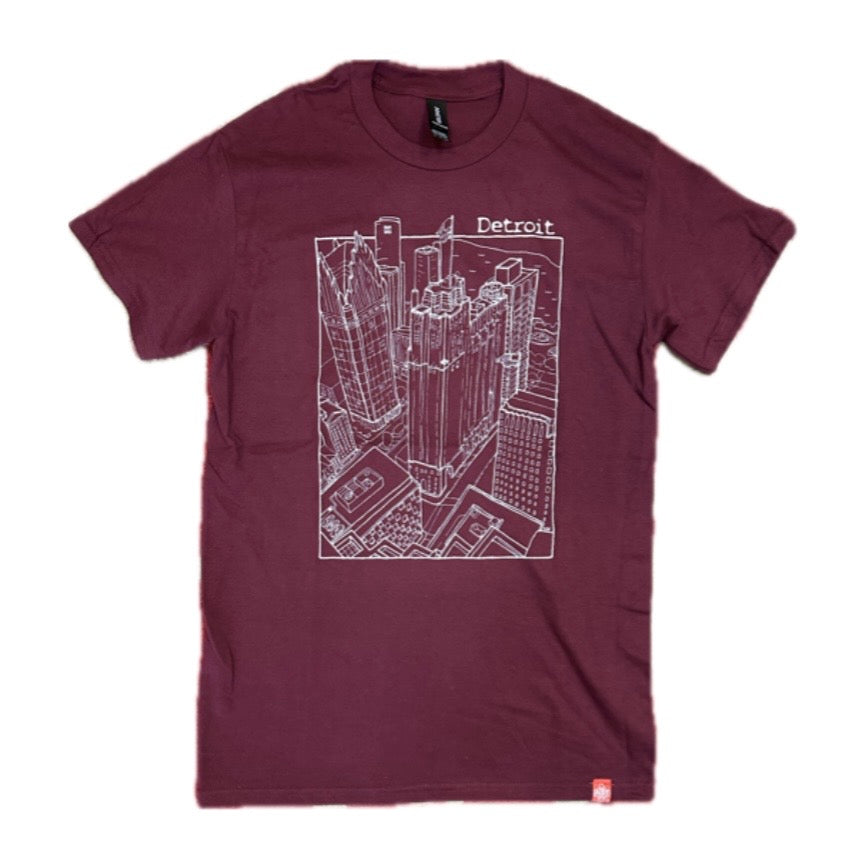 PLUS Detroit Cityscape Tee