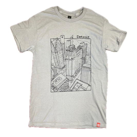 PLUS Detroit Cityscape Tee