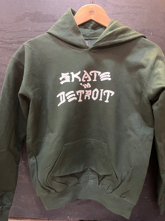 PLUS Skate In Detroit Youth Hoodie