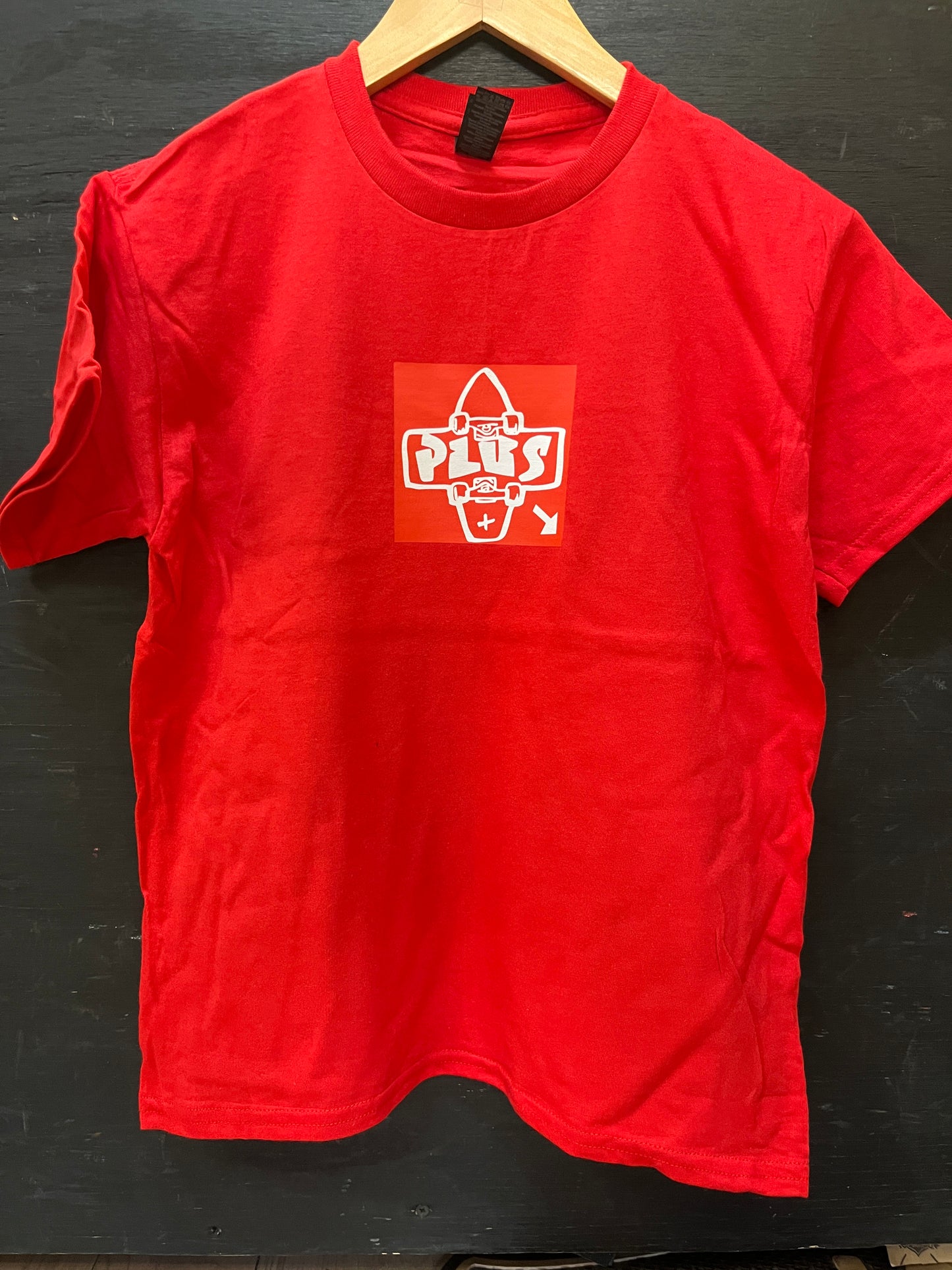 PLUS Youth Square Logo Tee - Plus Skateboarding