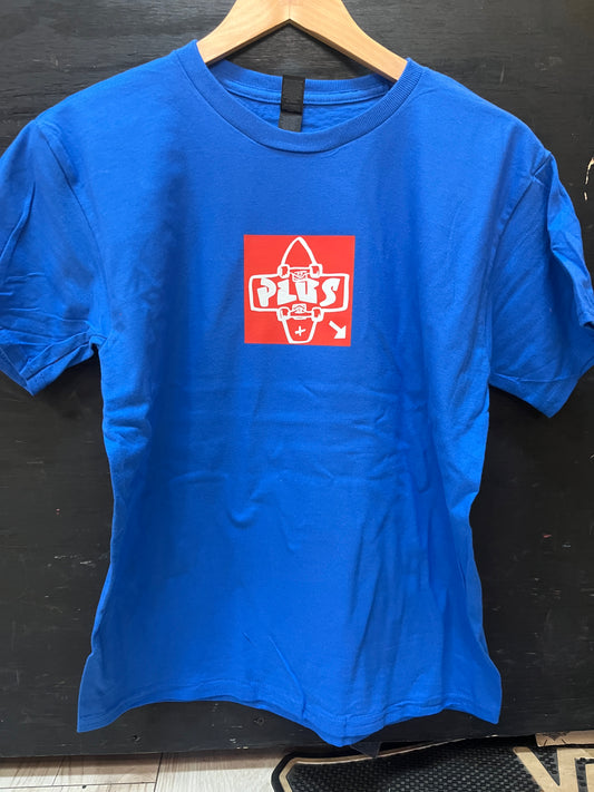 PLUS Youth Square Logo Tee - Plus Skateboarding