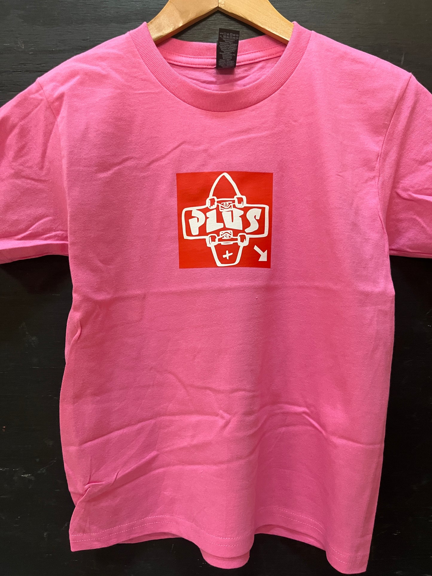 PLUS Youth Square Logo Tee - Plus Skateboarding