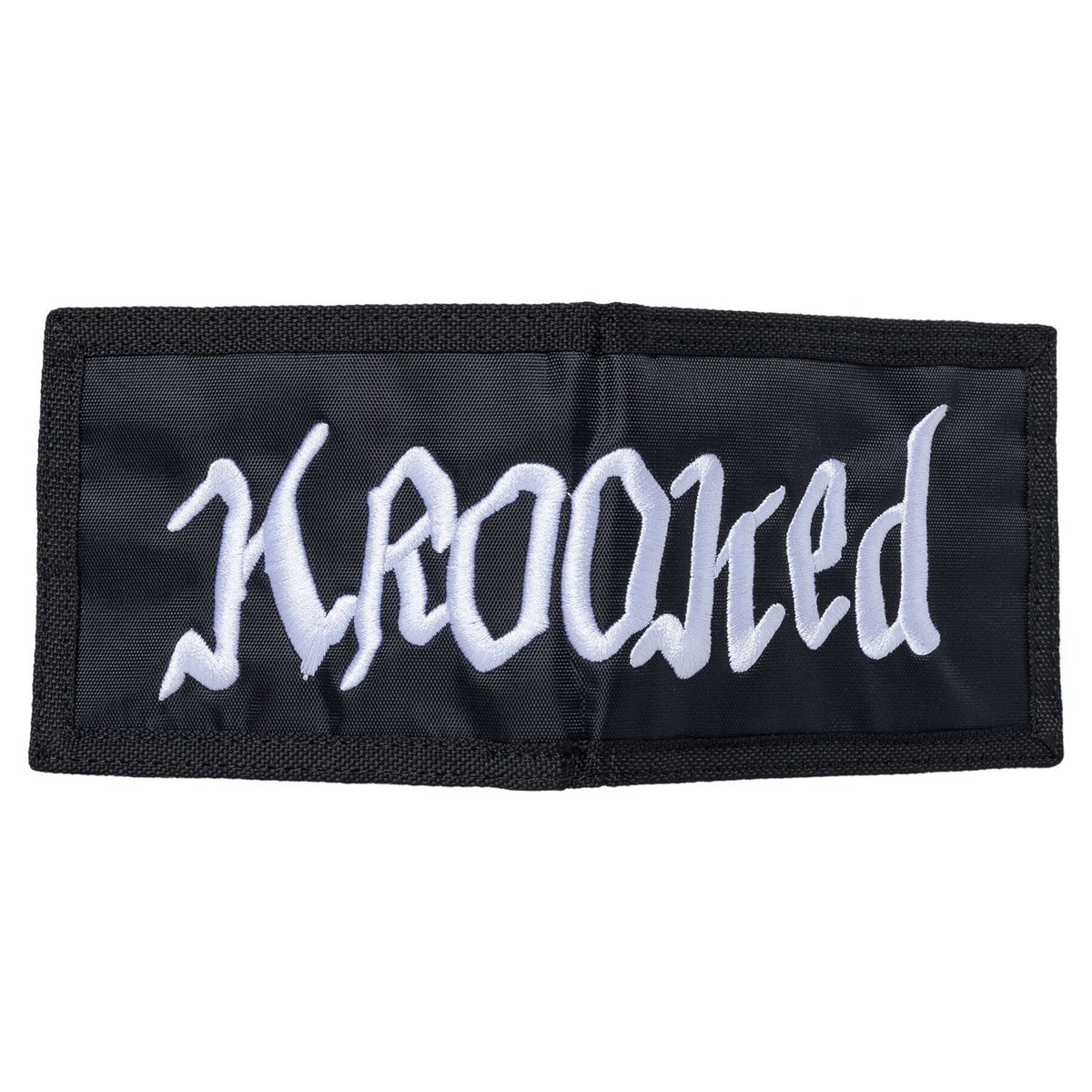 Krooked Double OK Bifold Wallet Black
